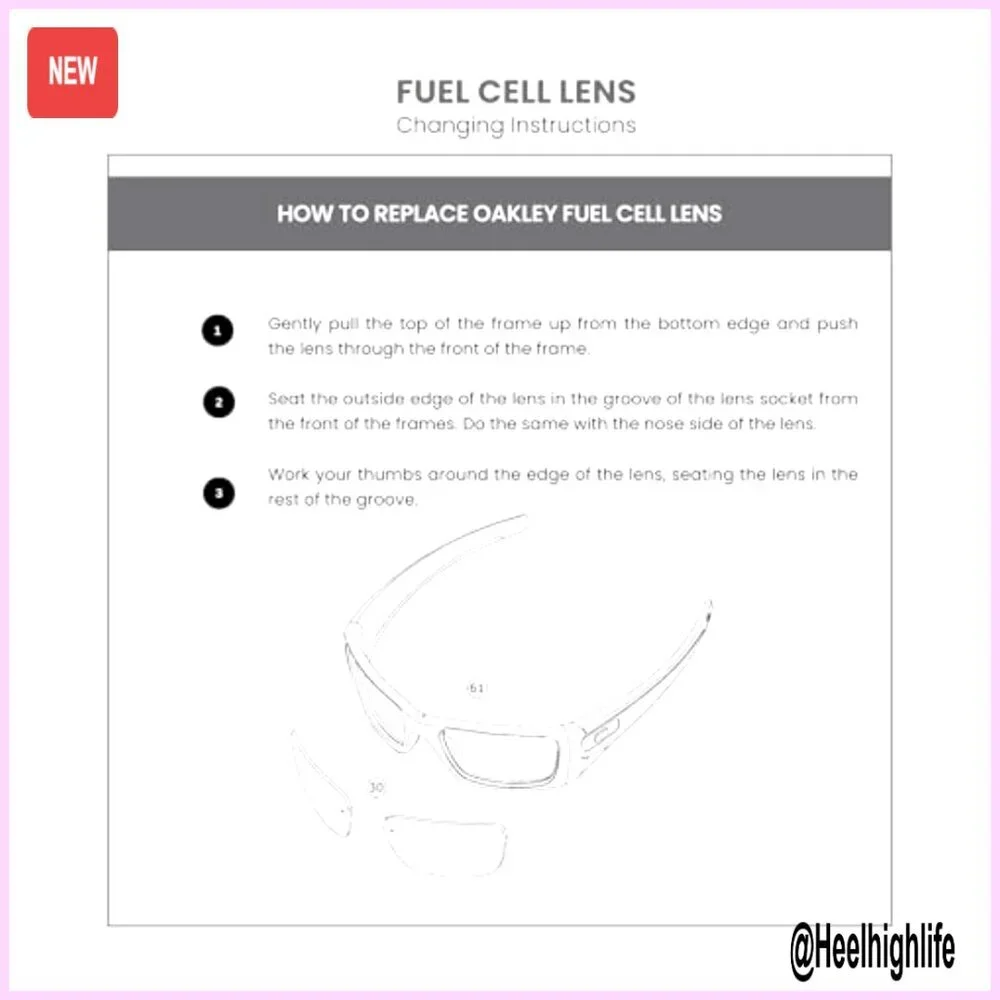 Authentic Replacement Sunglass Lenses with Microfiber Pouch and Care Kit